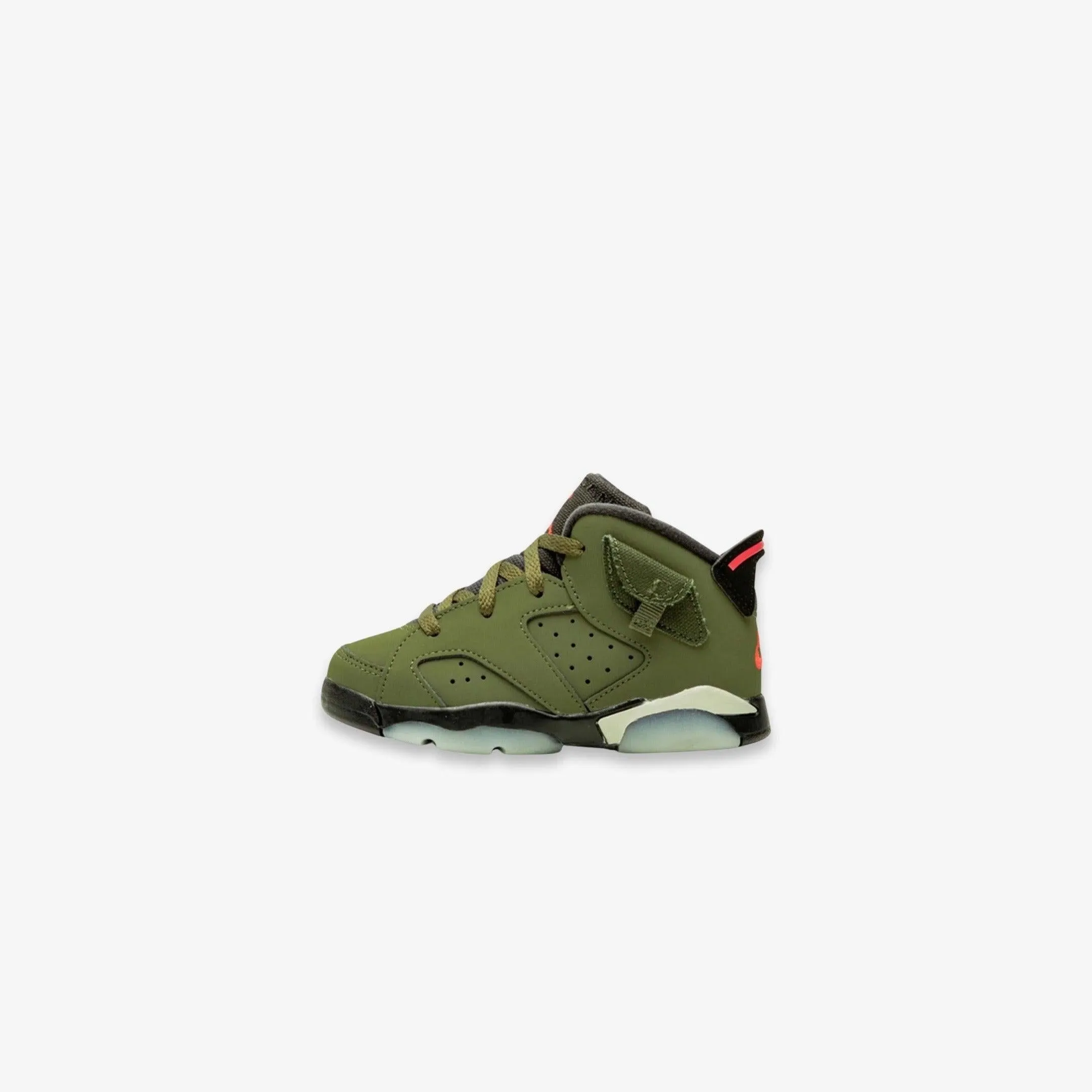 Relaxed Motion Textile Upper (TD) Air Jordan 6 Retro SP x Travis Scott 'Cactus Jack Medium Olive' (2019) CQ3567-200