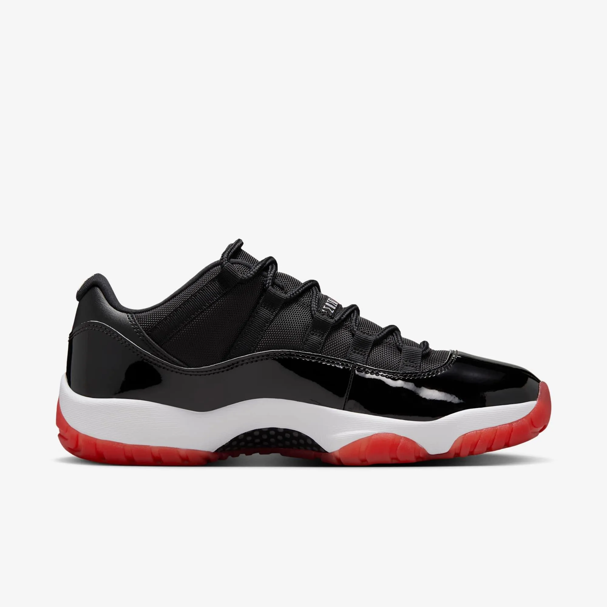 Enhanced Stability Canvas Material Breathable Footbed (Men's) Air Jordan 11 Retro Low 'Playoffs / Bred' (2025) FV5104-006
