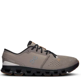 Men's Cloud X 4 running in a park trail Aerodynamic