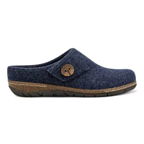 Street Pace Memory Foam Ezra Round Toe Casual Slip-on Flat Clogs