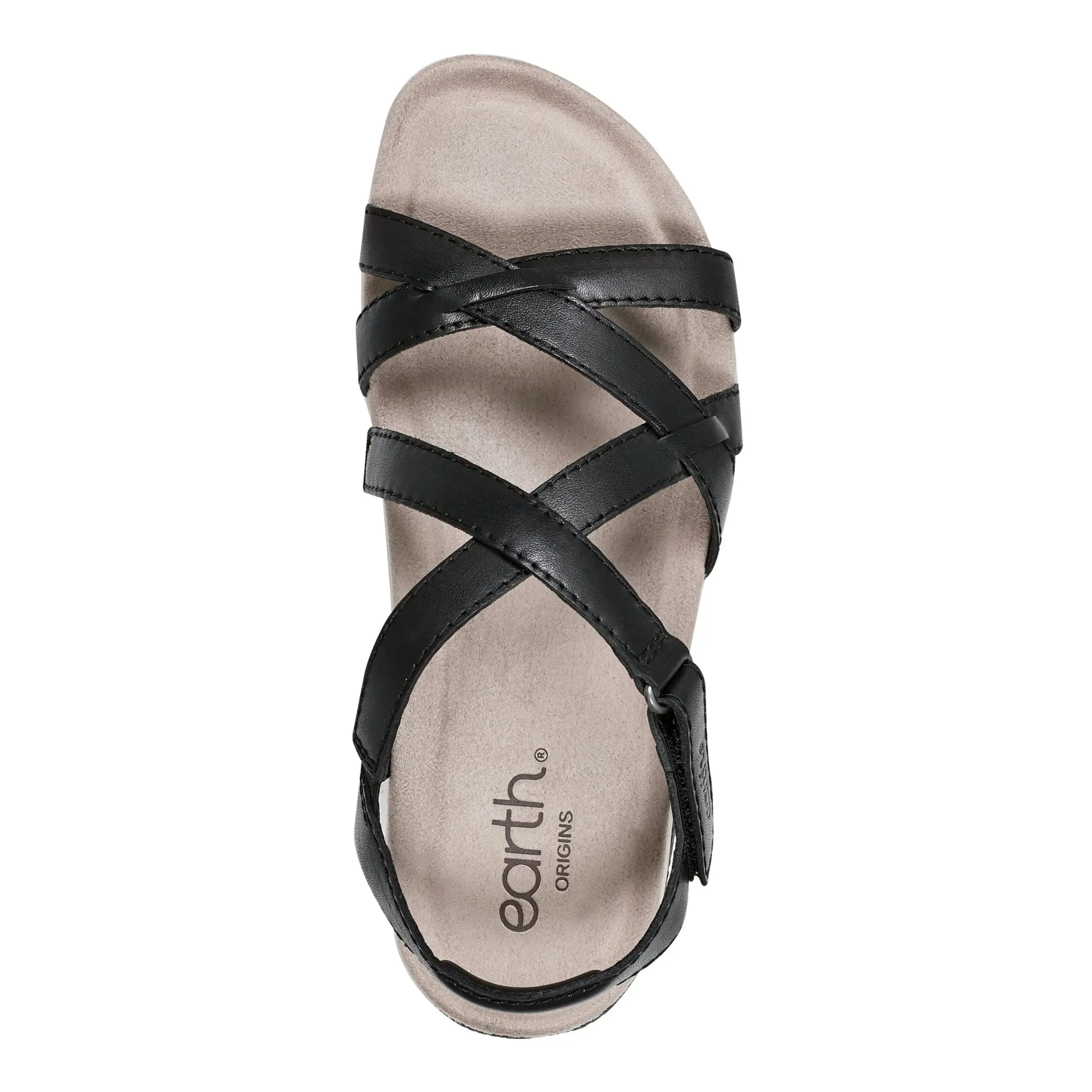 Sterling Casual Strappy Round Toe Flat Sandals Quick Comfort Daily Mobility