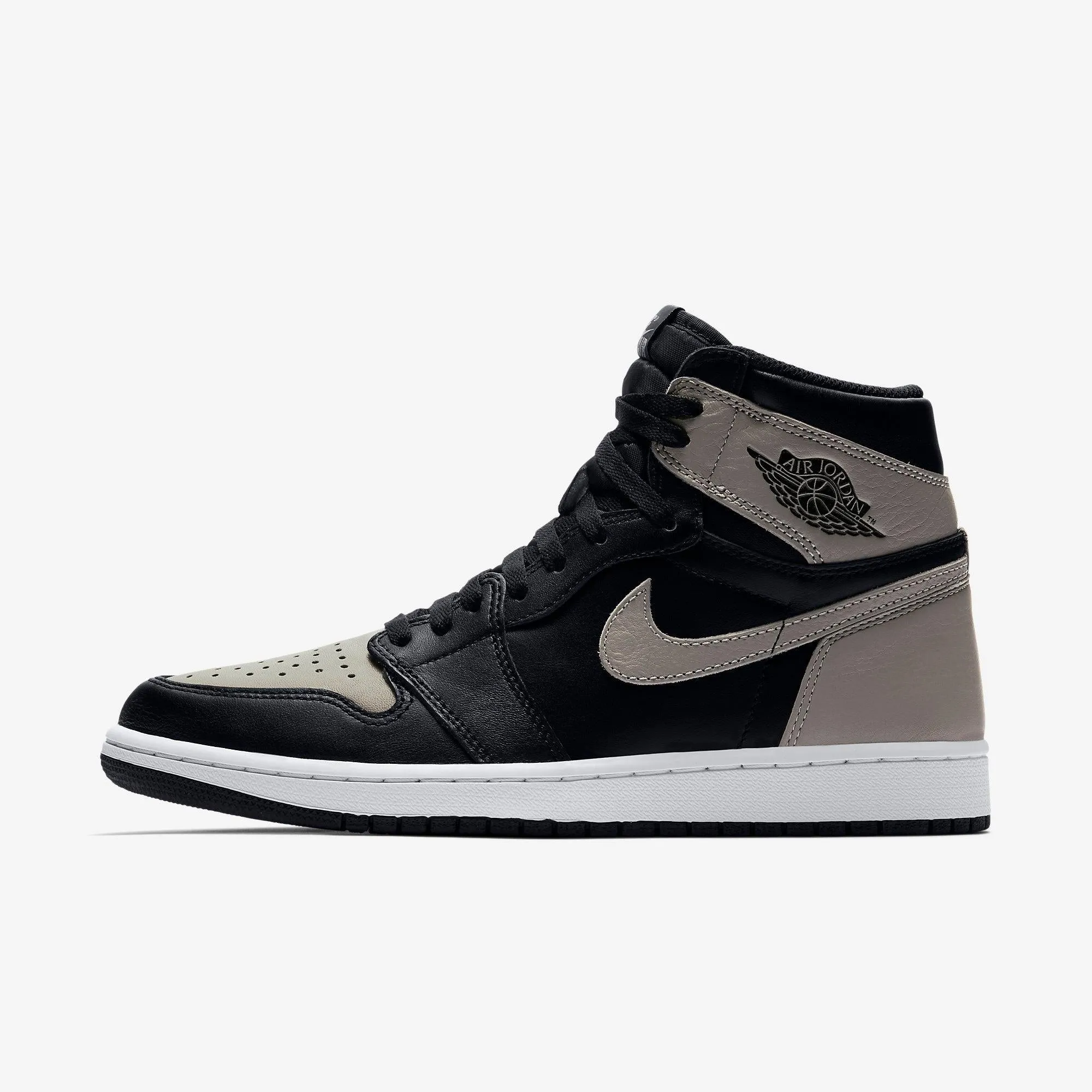 Free Motion Durable Lacing System (Men's) Air Jordan 1 Retro High OG 'Shadow' (2018) 555088-013