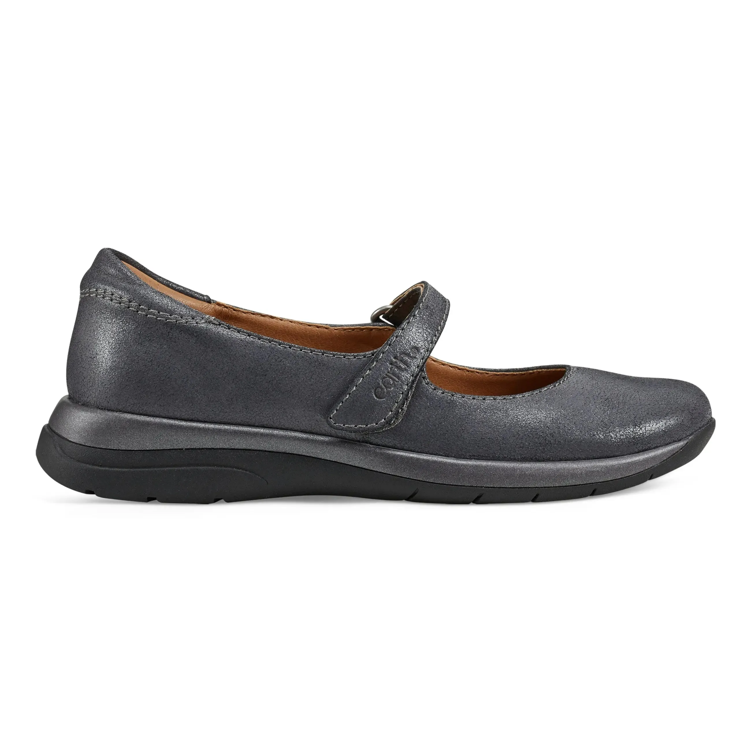 Tose Lug Sole Square Toe Casual Ballet Flats Winery Trip