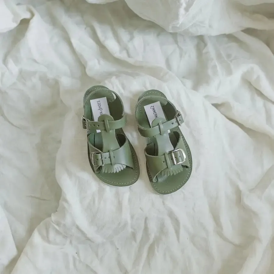 Casual Comfort Weekend Style Stevie Sandal - Olive