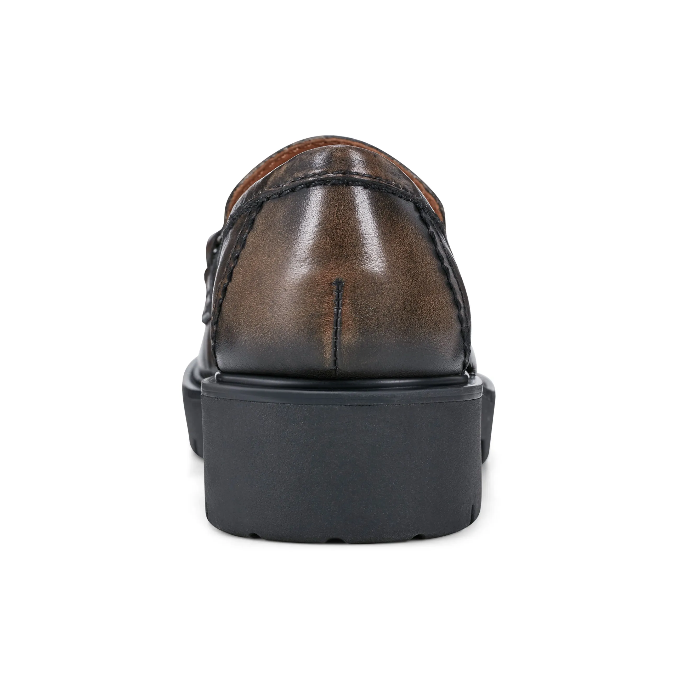 Comfortable Flex Zalor Round Toe Lug Sole Casual Slip-on Loafers