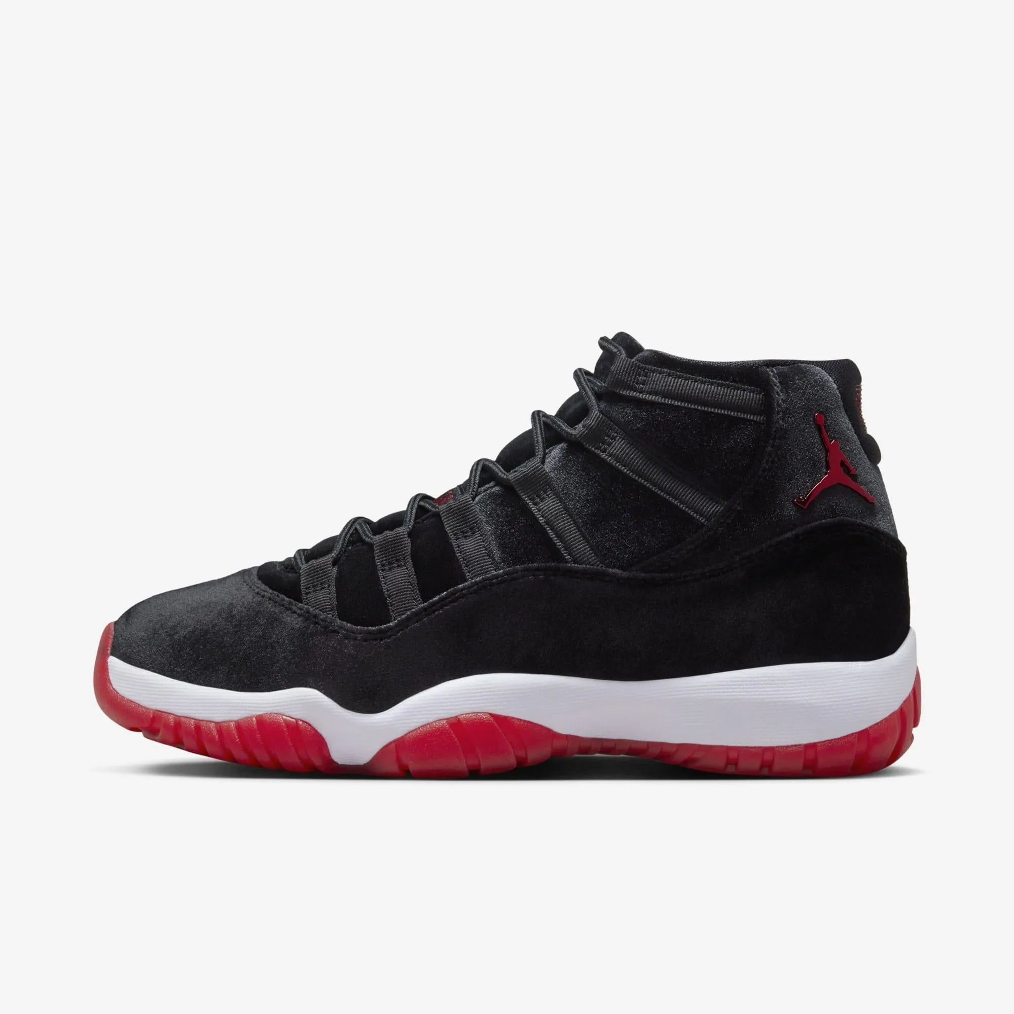 (Women's) Air Jordan 11 Retro 'Bred Velvet' (2024) DB5457-061 Compression Molded Foam Impact Support