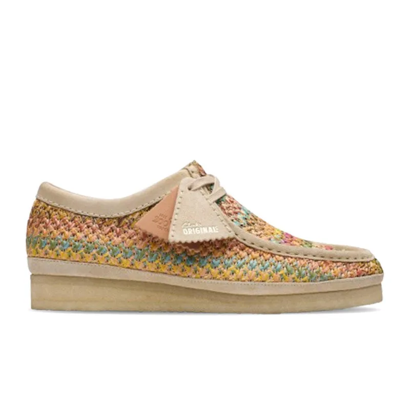 spring fresh Clarks Wallabee Multicolour Raffia Multicolour Raffia 26180640