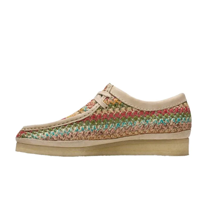Clarks Wallabee Multicolour Raffia Multicolour Raffia 26180640 Kick Power