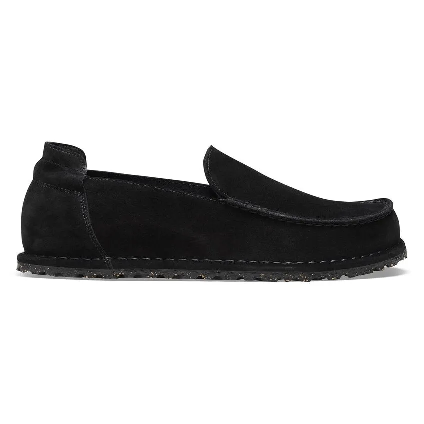 Utti Slip On | Men | Suede | Black Shiny Finish Street Style Ready
