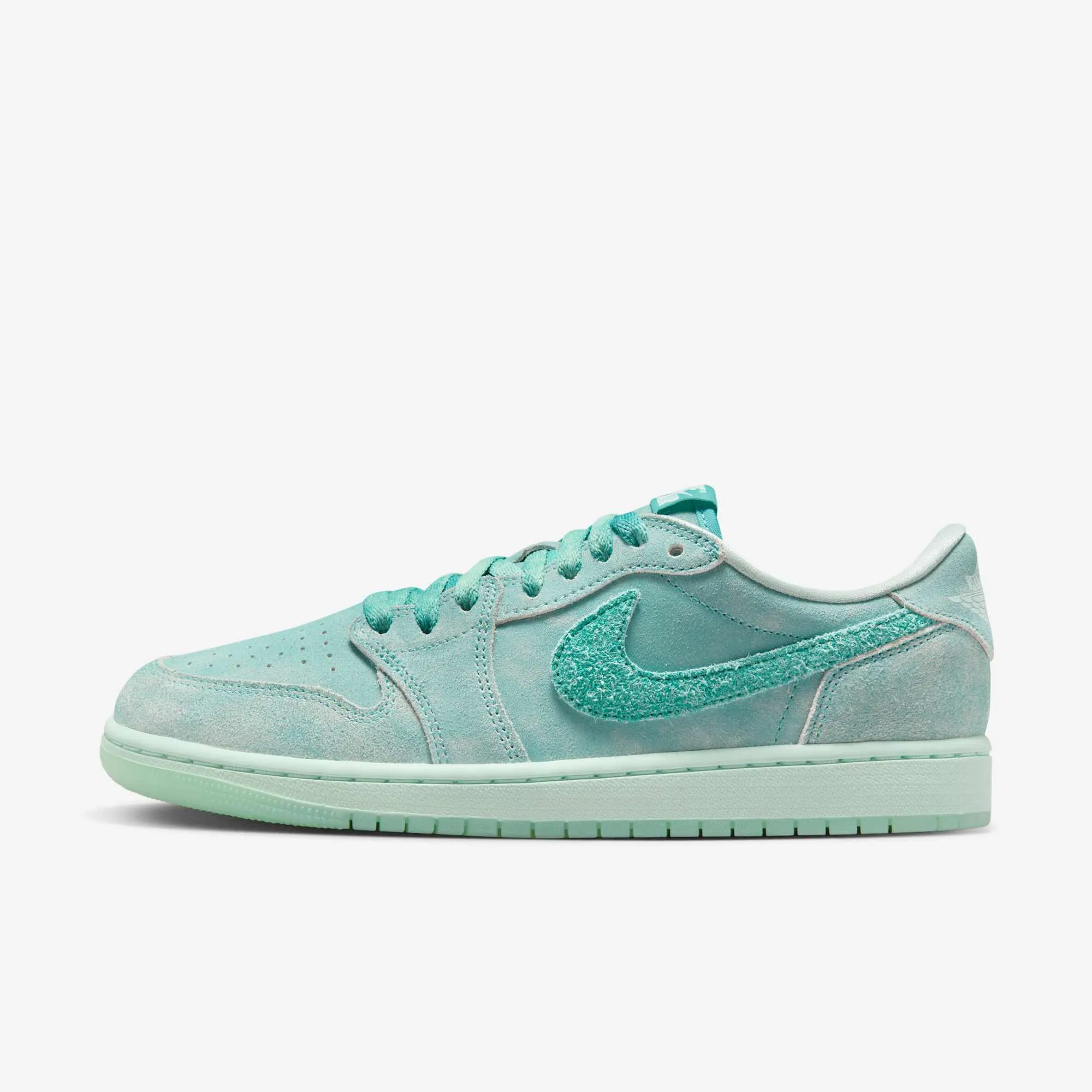 (Women's) Air Jordan 1 Low OG 'Washed Teal' (2025) HQ8111-300 Moisture Wicking Fabric Smooth Siding