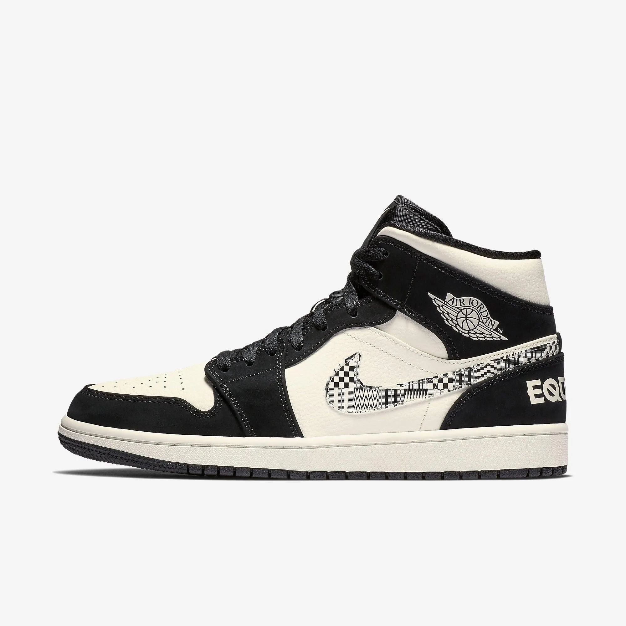 (Men's) Air Jordan 1 Mid SE 'Melo Equality' (2019) 852542-010 Casual Routine