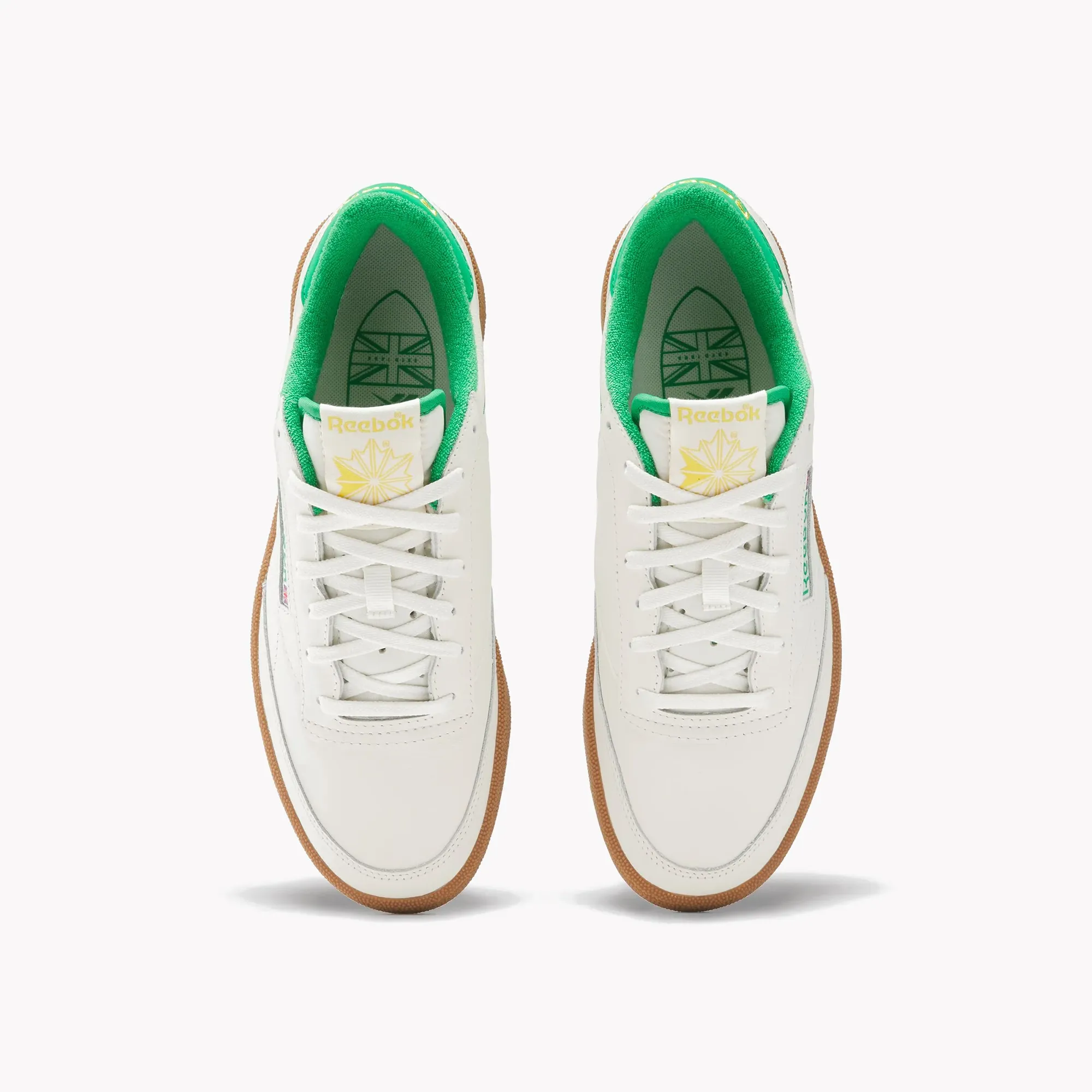 Running Reebok Club C Golf Shoes WHITE/GREEN 100236001