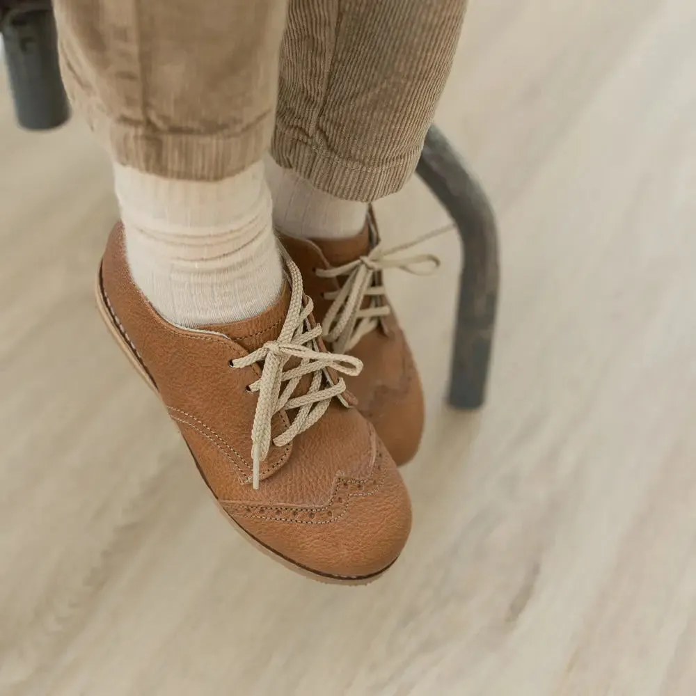 Wing Tip Oxford - Cognac Core Flex Comfort Step