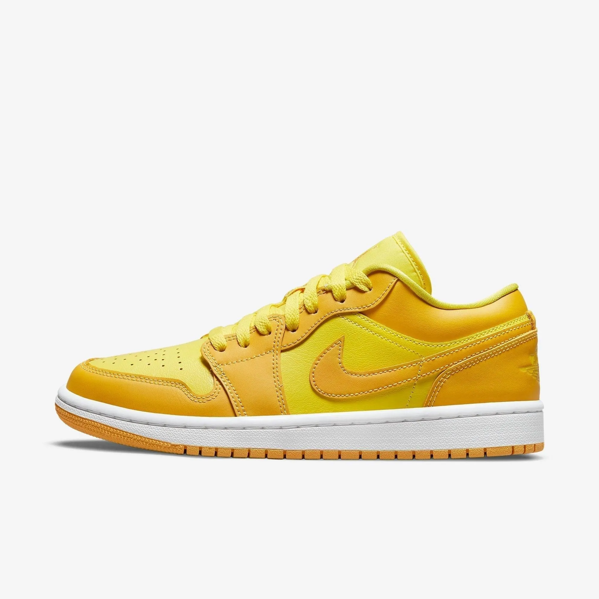 (Women's) Air Jordan 1 Low 'Yellow Strike' (2021) DC0774-700 Anti slip surface