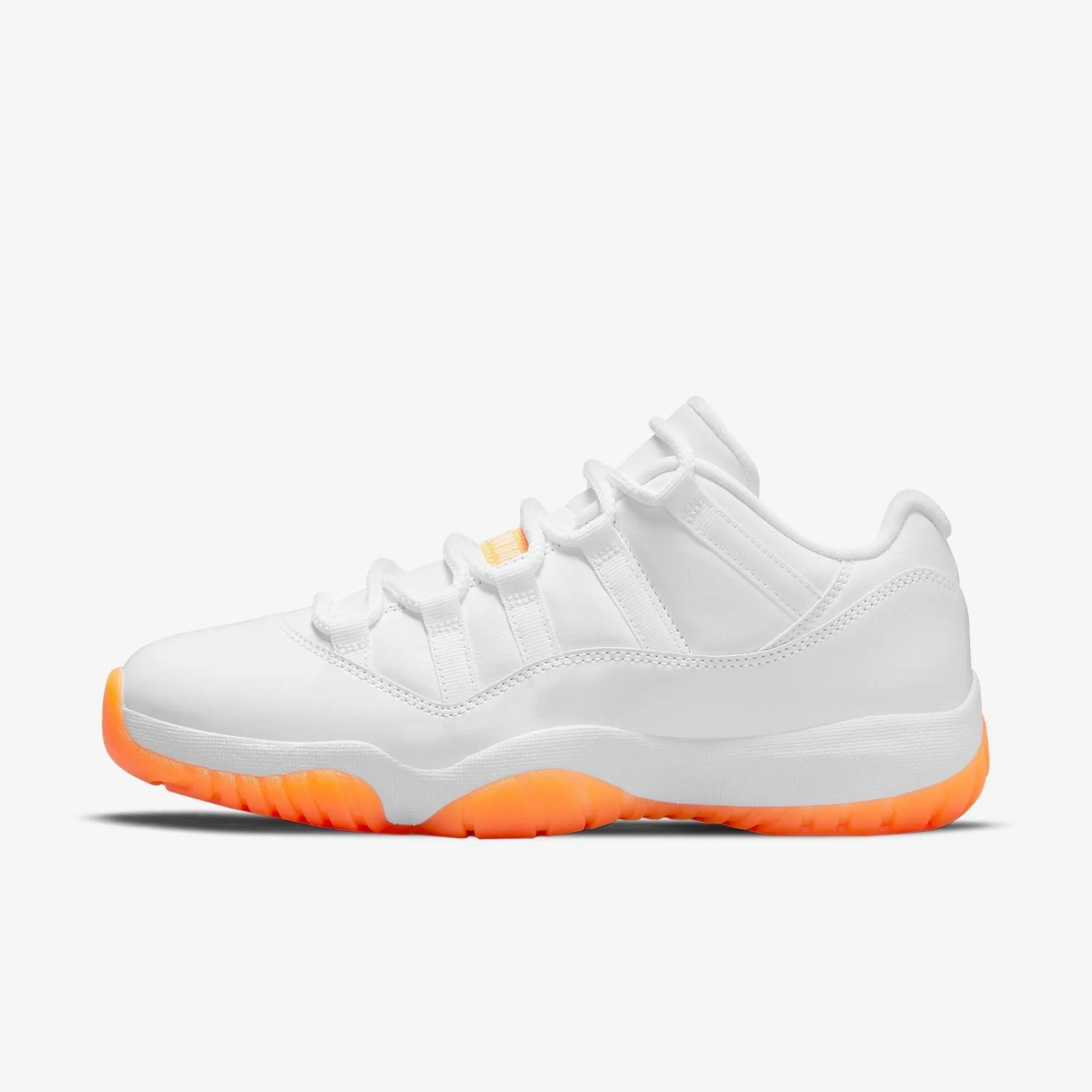 (Women's) Air Jordan 11 Retro Low 'Bright Citrus' (2021) AH7860-139 Stretchable Mesh Lightweight EVA Foam