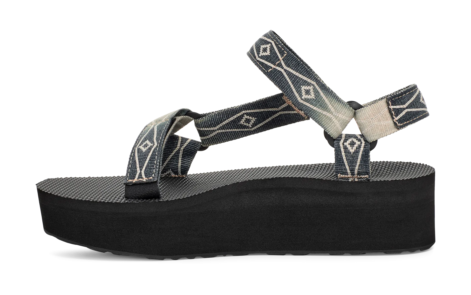 WOMEN'S FLATFORM UNIVERSAL SUNSCAPE Toe Free Footbed Design