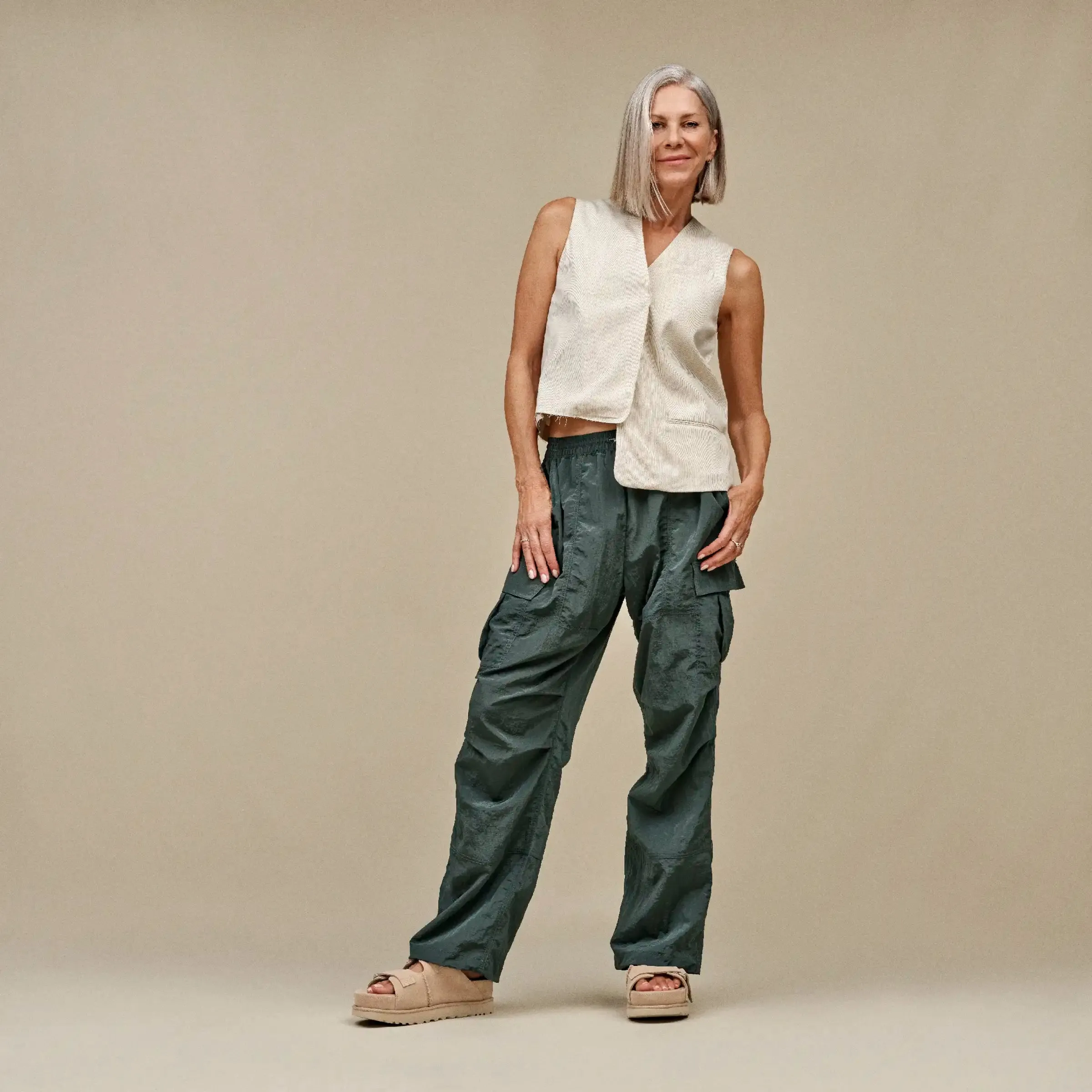 WOMEN'S GOLDENSTAR HI SLIDE Summer Flip-flops