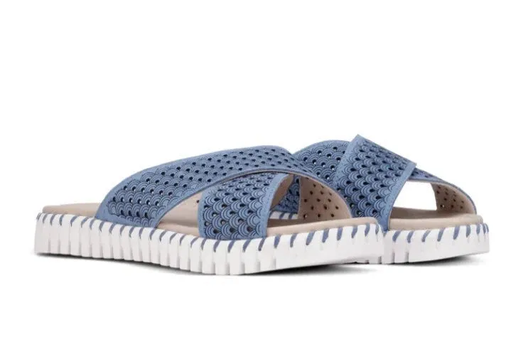 WOMEN'S TULIP CROSS BAND *FINAL SALE Car Ride Casual Flats