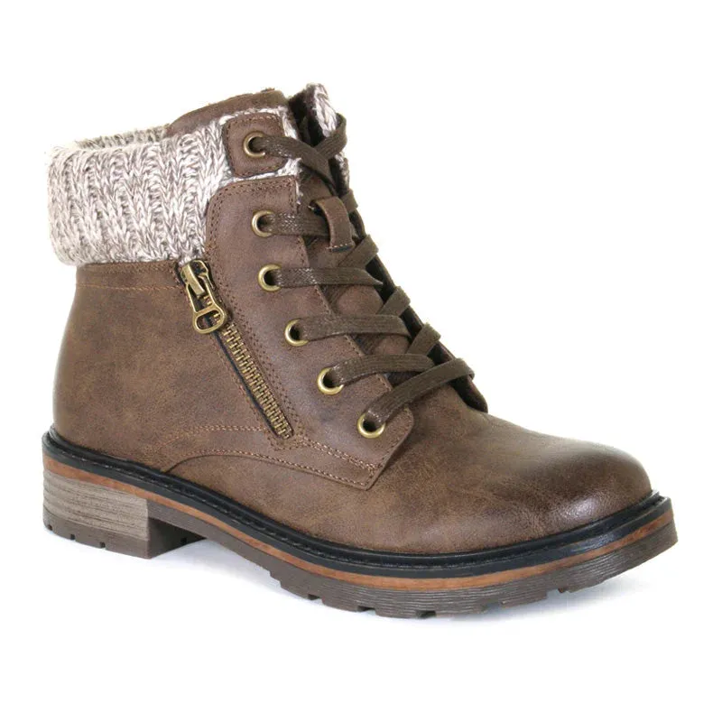Women's Wanderlust Amy Waterproof Boot - Dark Tan Quick Drying Cold Climate Boho Mood