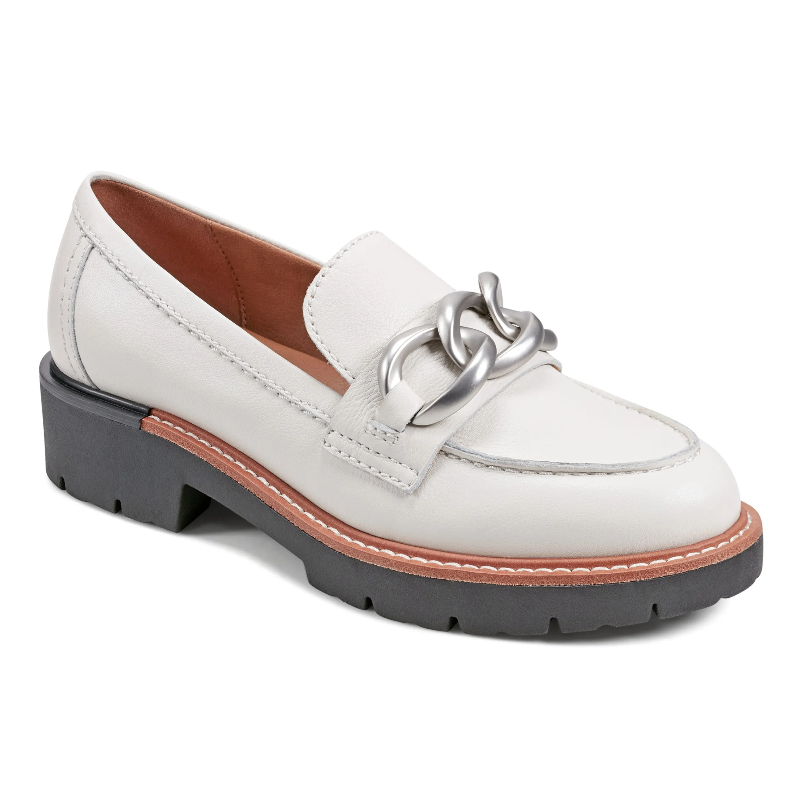 Minimal Build Snow Explorer Zalor Round Toe Lug Sole Casual Slip-on Loafers