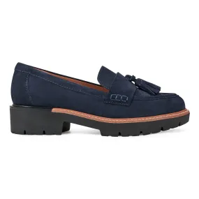 Zimm Round Toe Lug Sole Casual Slip-on Loafers Minimal Profile